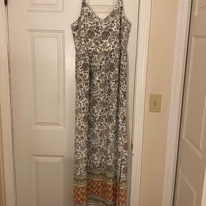 LOFT Outlet Floral Maxi Dress